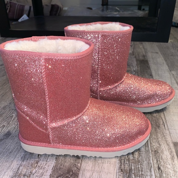 UGG Other - Ugg Australia classic short boot II glitter boot